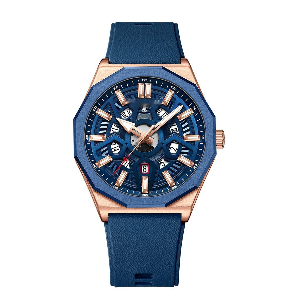 Men's Watch Calendar Men's Watch Tape Quartz Watch Fashion Casual Watch