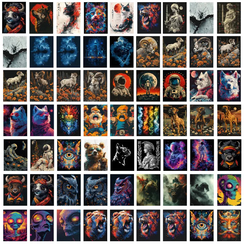 6000+ Artistic T-Shirt Designs Bundle – Colorful PNG Graphics for Men, Women, and Kids