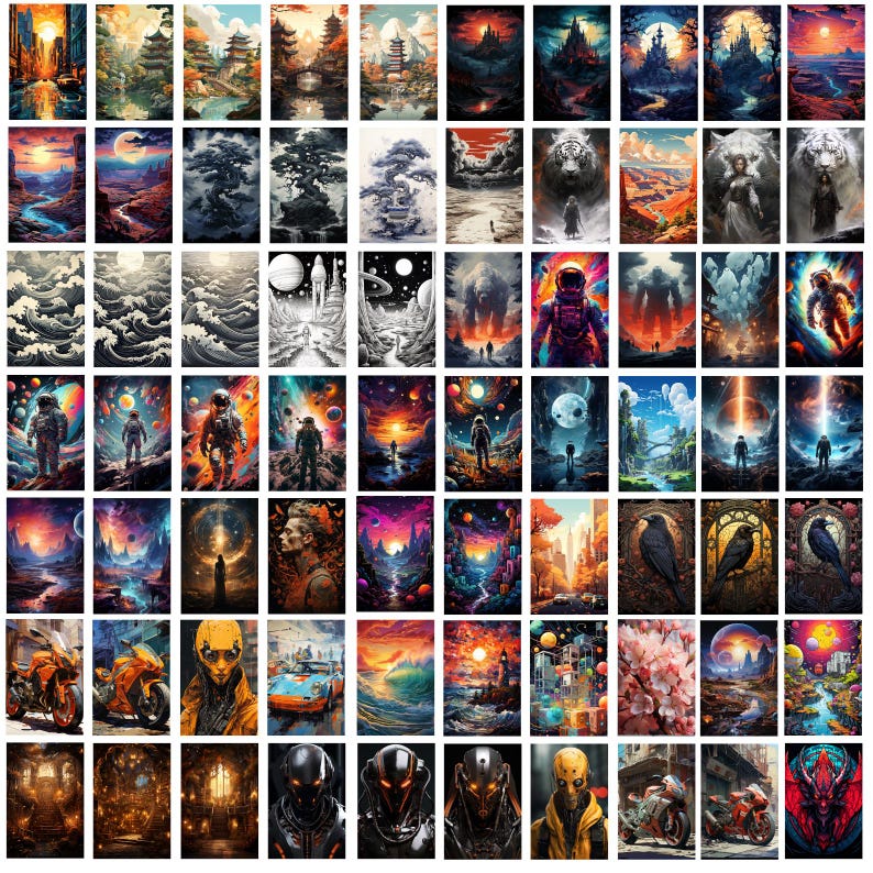 4000+ 3D Mega Bundle Poster Designs – High-Quality Digital Graphics for Prints & Merch