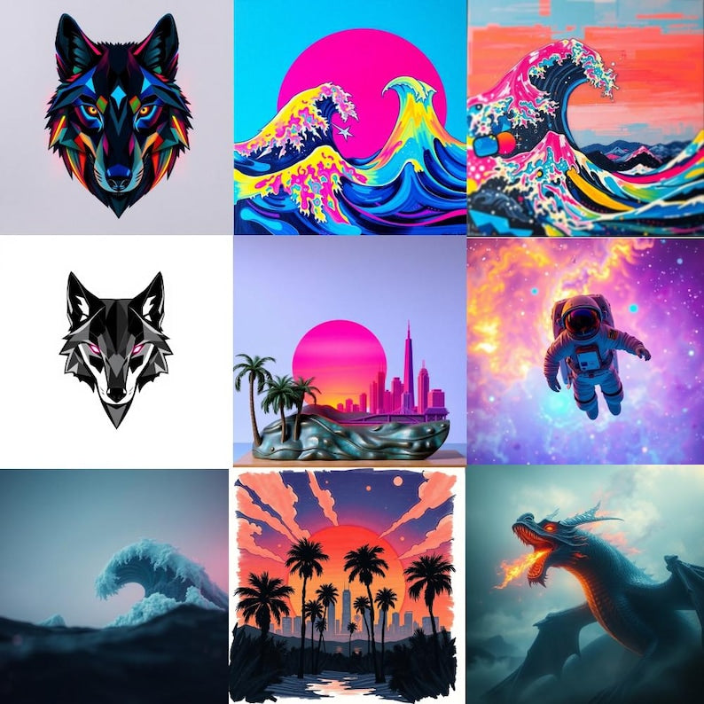 500+ Colorful T-Shirt Designs Bundle – Vibrant PNG Graphics for Crafts & Printing