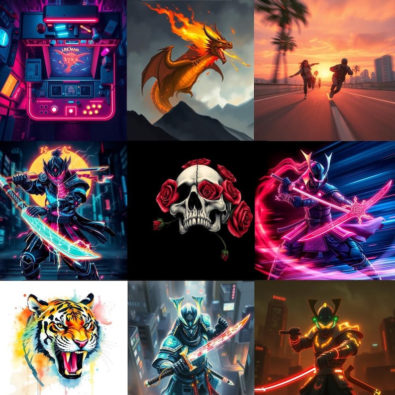 500+ Colorful T-Shirt Designs Bundle – Vibrant PNG Graphics for Crafts & Printing