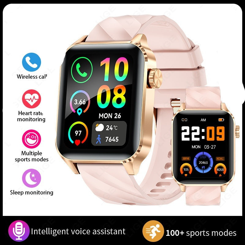 Bluetooth Calling Waterproof Health Monitoring Smart Watch