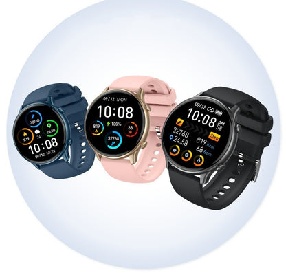 Smart Sports Watch Round Full Touch Screen Heart Rate Sleep Health Monitor IP68 Waterproof