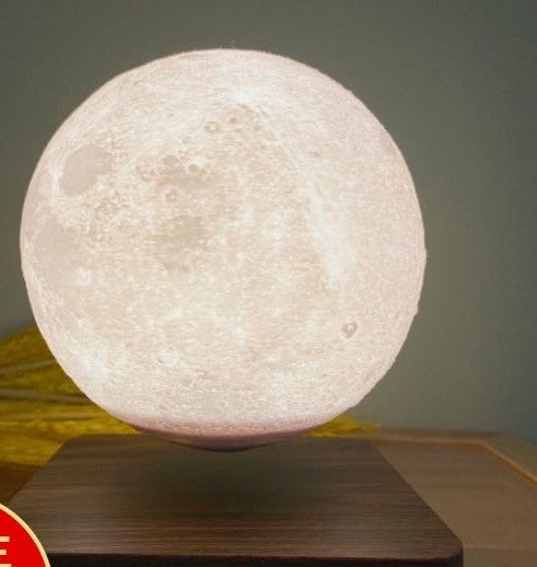 Magnetic Levitation Table Lamp Moon Light 3D Printing Planet Night Light