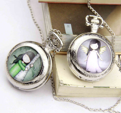 Angel Pocket Watch Watch Girl Pocket Watch