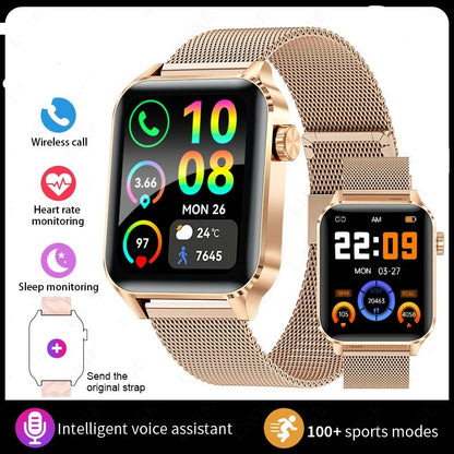 Bluetooth Calling Waterproof Health Monitoring Smart Watch