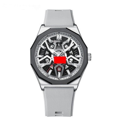 Men's Watch Calendar Men's Watch Tape Quartz Watch Fashion Casual Watch