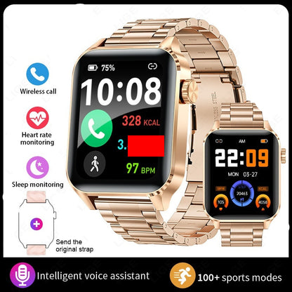 Bluetooth Calling Waterproof Health Monitoring Smart Watch