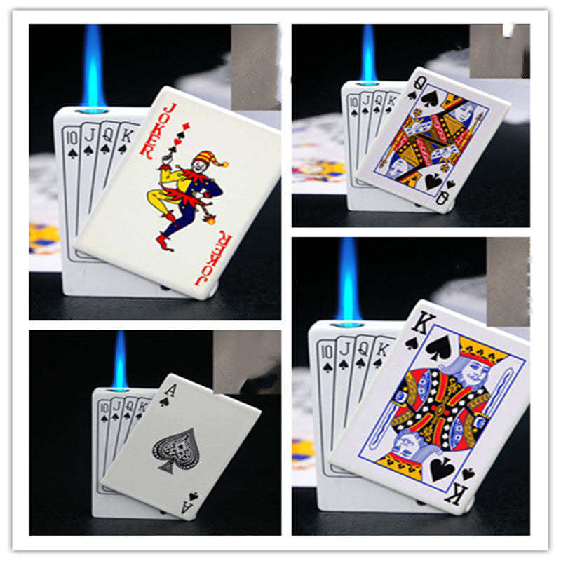 Poker Gas Lighters Poker Lighter Creative Gift Lighter Poker Lighter