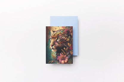 Watercolor Leopard Digital Art Print – Stunning High-Resolution Wall Art