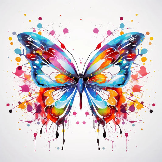Colorful Butterfly PNG Set – 8 Digital Designs for Crafts & Printing